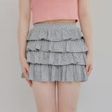小花柄カットティアードミニスカート | NICE CLAUP / OLIVE des OLIVE　OUTLET | 詳細画像27 
