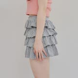 小花柄カットティアードミニスカート | NICE CLAUP / OLIVE des OLIVE　OUTLET | 詳細画像28 