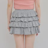 小花柄カットティアードミニスカート | NICE CLAUP / OLIVE des OLIVE　OUTLET | 詳細画像29 