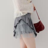 【MARCHES】チュール使いプリーツミニスカート | NICE CLAUP / OLIVE des OLIVE OUTLET | 詳細画像6