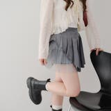 【MARCHES】チュール使いプリーツミニスカート | NICE CLAUP / OLIVE des OLIVE OUTLET | 詳細画像7