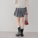 【MARCHES】チュール使いプリーツミニスカート | NICE CLAUP / OLIVE des OLIVE OUTLET | 詳細画像11