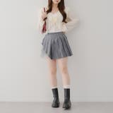 【MARCHES】チュール使いプリーツミニスカート | NICE CLAUP / OLIVE des OLIVE OUTLET | 詳細画像13