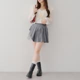 【MARCHES】チュール使いプリーツミニスカート | NICE CLAUP / OLIVE des OLIVE OUTLET | 詳細画像14