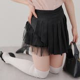 【MARCHES】チュール使いプリーツミニスカート | NICE CLAUP / OLIVE des OLIVE OUTLET | 詳細画像16