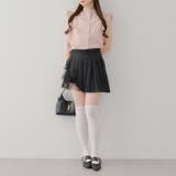 【MARCHES】チュール使いプリーツミニスカート | NICE CLAUP / OLIVE des OLIVE OUTLET | 詳細画像26
