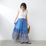シーズンムード高まる、ペイズリー柄ロングスカート | NICE CLAUP / OLIVE des OLIVE OUTLET | 詳細画像20