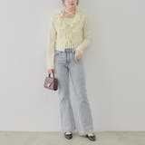 ストーン付デニムフレアパンツ | RMAF　NICE CLAUP / OLIVE des OLIVE | 詳細画像6 