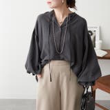 スミクロ | スキッパー2枚袖ブラウス | NICE CLAUP / OLIVE des OLIVE OUTLET