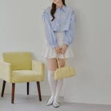 【MARCHES】肩あきリボン短丈シャツ | NICE CLAUP / OLIVE des OLIVE OUTLET | 詳細画像12