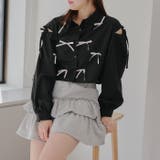 【MARCHES】肩あきリボン短丈シャツ | NICE CLAUP / OLIVE des OLIVE OUTLET | 詳細画像19