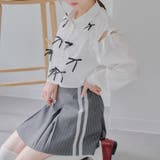 【MARCHES】肩あきリボン短丈シャツ | NICE CLAUP / OLIVE des OLIVE OUTLET | 詳細画像4