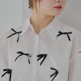 【MARCHES】肩あきリボン短丈シャツ | NICE CLAUP / OLIVE des OLIVE OUTLET | 詳細画像42