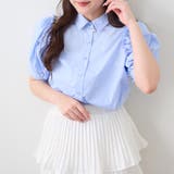 【ガーリー好きさんにオススメ】リボン刺しゅうブラウス | NICE CLAUP / OLIVE des OLIVE OUTLET | 詳細画像2