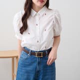 【ガーリー好きさんにオススメ】リボン刺しゅうブラウス | NICE CLAUP / OLIVE des OLIVE OUTLET | 詳細画像12