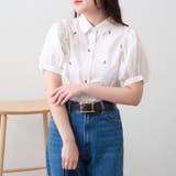 【ガーリー好きさんにオススメ】リボン刺しゅうブラウス | NICE CLAUP / OLIVE des OLIVE OUTLET | 詳細画像16