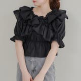 フリルクロスブラウス | NICE CLAUP / OLIVE des OLIVE OUTLET | 詳細画像4