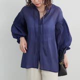 涼し気な印象、シアー楊柳スキッパー2枚袖ブラウス | NICE CLAUP / OLIVE des OLIVE　OUTLET | 詳細画像39 