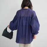涼し気な印象、シアー楊柳スキッパー2枚袖ブラウス | NICE CLAUP / OLIVE des OLIVE　OUTLET | 詳細画像40 