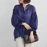 涼し気な印象、シアー楊柳スキッパー2枚袖ブラウス | NICE CLAUP / OLIVE des OLIVE　OUTLET | 詳細画像41 