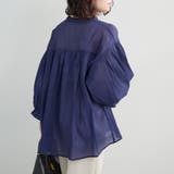 涼し気な印象、シアー楊柳スキッパー2枚袖ブラウス | NICE CLAUP / OLIVE des OLIVE　OUTLET | 詳細画像42 