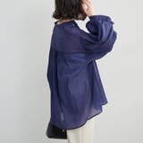涼し気な印象、シアー楊柳スキッパー2枚袖ブラウス | NICE CLAUP / OLIVE des OLIVE　OUTLET | 詳細画像43 