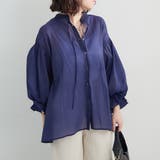 涼し気な印象、シアー楊柳スキッパー2枚袖ブラウス | NICE CLAUP / OLIVE des OLIVE　OUTLET | 詳細画像44 