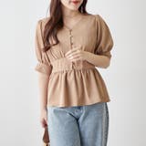 ペプラムブラウス | NICE CLAUP / OLIVE des OLIVE OUTLET | 詳細画像2