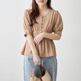 ペプラムブラウス | NICE CLAUP / OLIVE des OLIVE OUTLET | 詳細画像3