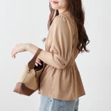 ペプラムブラウス | NICE CLAUP / OLIVE des OLIVE OUTLET | 詳細画像1