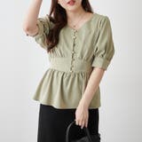 ペプラムブラウス | NICE CLAUP / OLIVE des OLIVE OUTLET | 詳細画像21