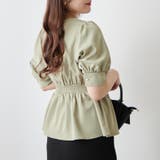 ペプラムブラウス | NICE CLAUP / OLIVE des OLIVE OUTLET | 詳細画像25
