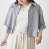 色々刺繍ショートシャツ | NICE CLAUP / OLIVE des OLIVE OUTLET | 詳細画像11