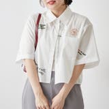 色々刺繍ショートシャツ | NICE CLAUP / OLIVE des OLIVE OUTLET | 詳細画像16