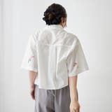 色々刺繍ショートシャツ | NICE CLAUP / OLIVE des OLIVE OUTLET | 詳細画像18