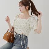 ドロストスクエアブラウス | NICE CLAUP / OLIVE des OLIVE OUTLET | 詳細画像2