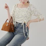 ドロストスクエアブラウス | NICE CLAUP / OLIVE des OLIVE OUTLET | 詳細画像3