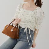 ホワイト系 | ドロストスクエアブラウス | NICE CLAUP / OLIVE des OLIVE OUTLET