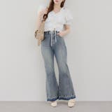 シャーリング半袖ブラウス | NICE CLAUP / OLIVE des OLIVE OUTLET | 詳細画像8