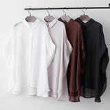 軽やかな着心地、ガーゼBIGシャツ | NICE CLAUP / OLIVE des OLIVE OUTLET | 詳細画像1