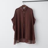 ブラウン | 軽やかな着心地、ガーゼBIGシャツ | NICE CLAUP / OLIVE des OLIVE OUTLET