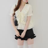 半袖フリフリブラウス | NICE CLAUP / OLIVE des OLIVE OUTLET | 詳細画像6