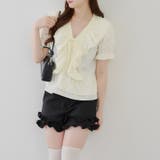 半袖フリフリブラウス | NICE CLAUP / OLIVE des OLIVE OUTLET | 詳細画像7