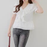 半袖フリフリブラウス | NICE CLAUP / OLIVE des OLIVE OUTLET | 詳細画像16
