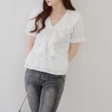 オフ | 半袖フリフリブラウス | NICE CLAUP / OLIVE des OLIVE OUTLET