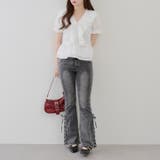 半袖フリフリブラウス | NICE CLAUP / OLIVE des OLIVE OUTLET | 詳細画像19