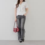 半袖フリフリブラウス | NICE CLAUP / OLIVE des OLIVE OUTLET | 詳細画像20