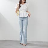 【通勤やオフィスカジュアルにも◎】スキッパー半袖ブラウス | NICE CLAUP / OLIVE des OLIVE OUTLET | 詳細画像9