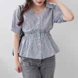 【通勤やオフィスカジュアルにも◎】スキッパー半袖ブラウス | NICE CLAUP / OLIVE des OLIVE OUTLET | 詳細画像12