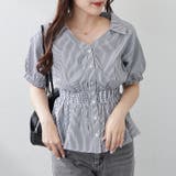 【通勤やオフィスカジュアルにも◎】スキッパー半袖ブラウス | NICE CLAUP / OLIVE des OLIVE OUTLET | 詳細画像13
